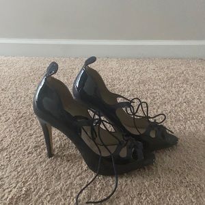 Navy blue Zara heels